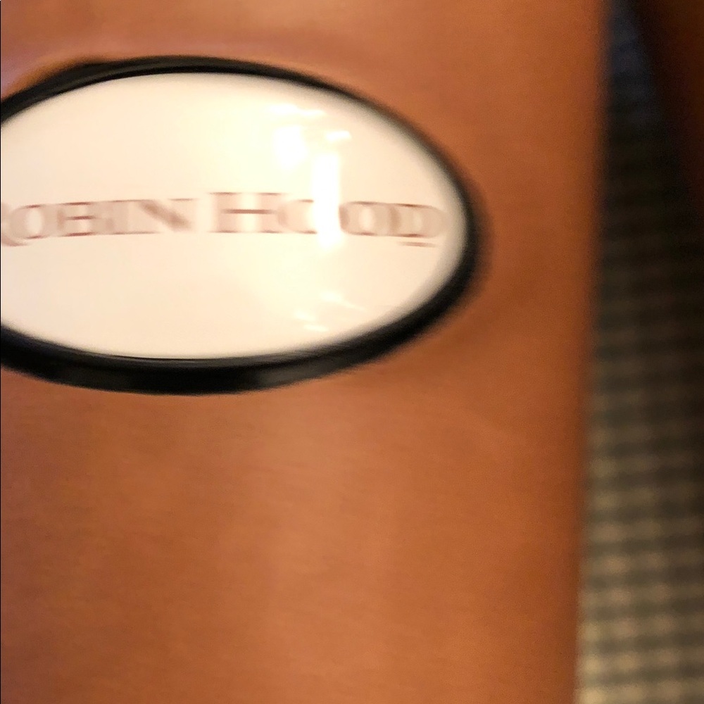 Robin Hood 2010 Movie Promo Travel Mugs Metal & Brown Leather Sleeve 12oz #926 - Picture 7 of 9
